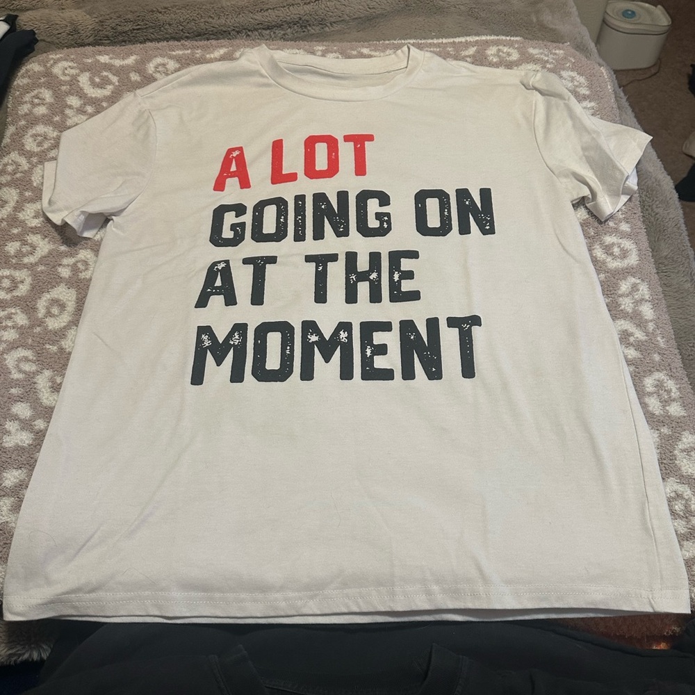 Taylor Swift ‘A LOT GOING ON AT THE MOMENT’ Short Sleeve T-Shirt.